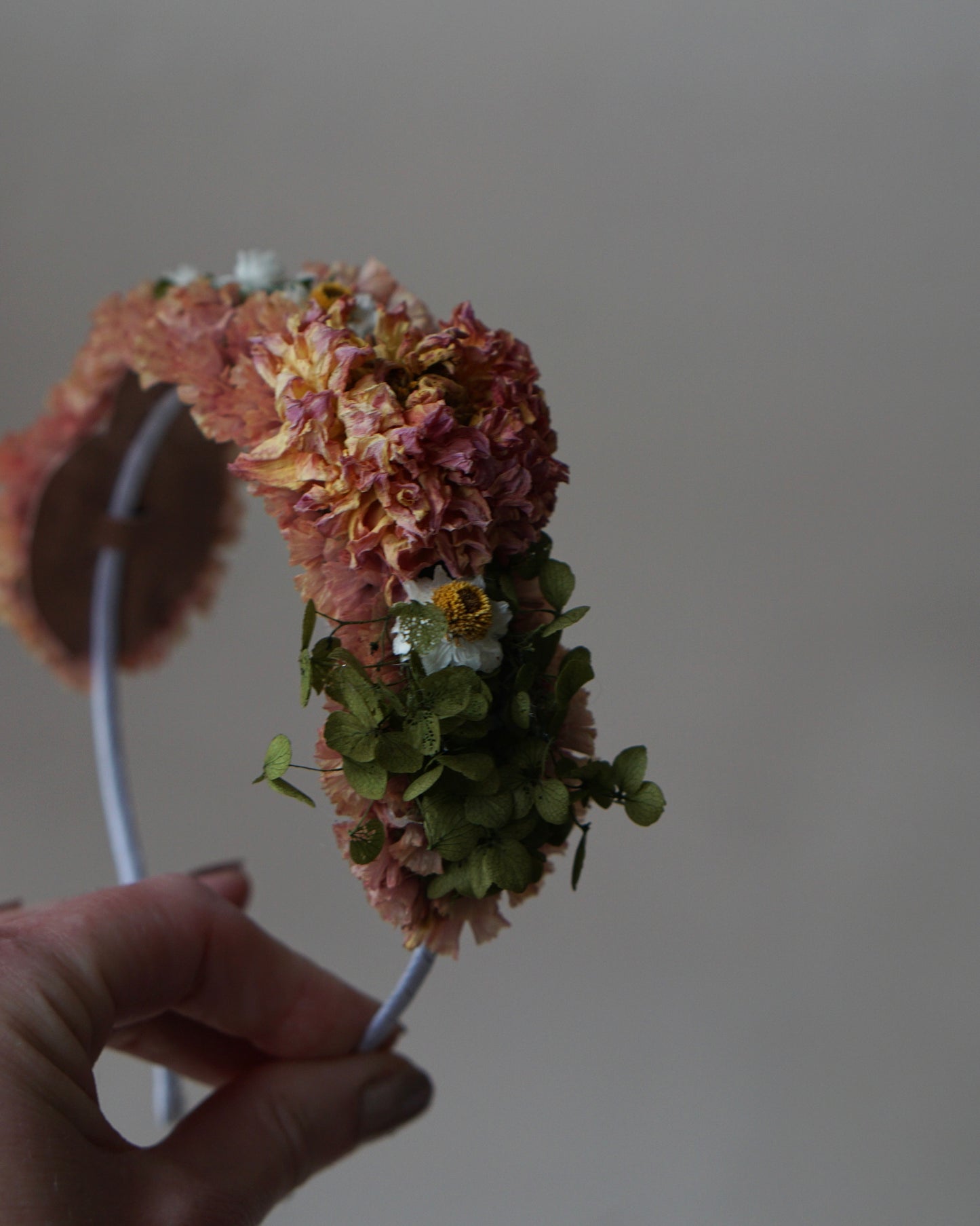 Dried Flower Headband & Bracelet