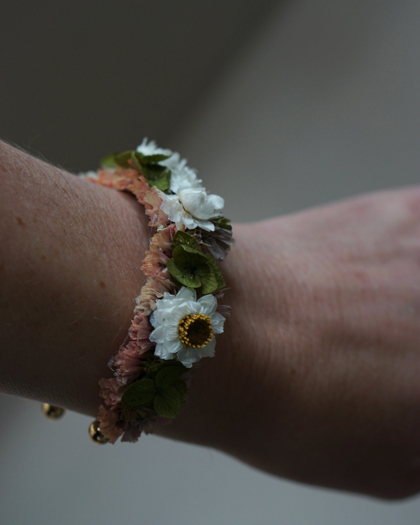 Dried Flower Headband & Bracelet