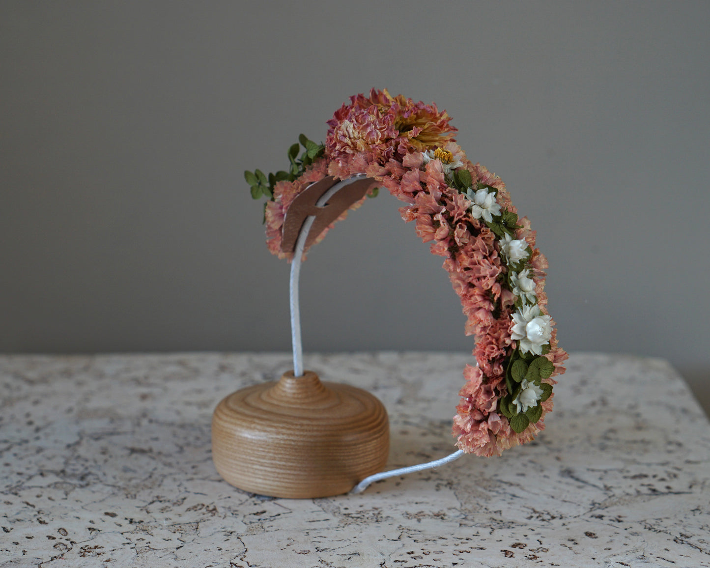 Dried Flower Headband & Bracelet