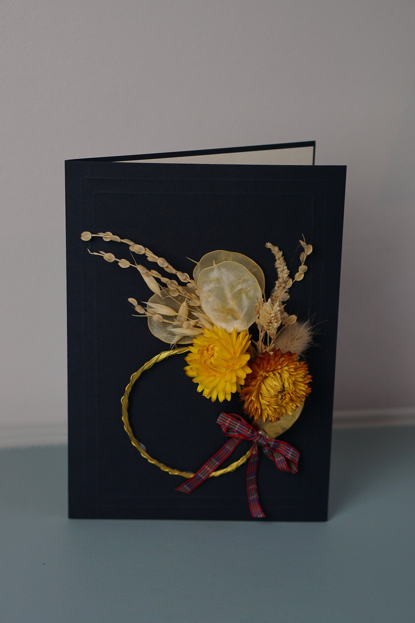 Luxury Large Greeting Card - The Sunshine Wreath, Boxed