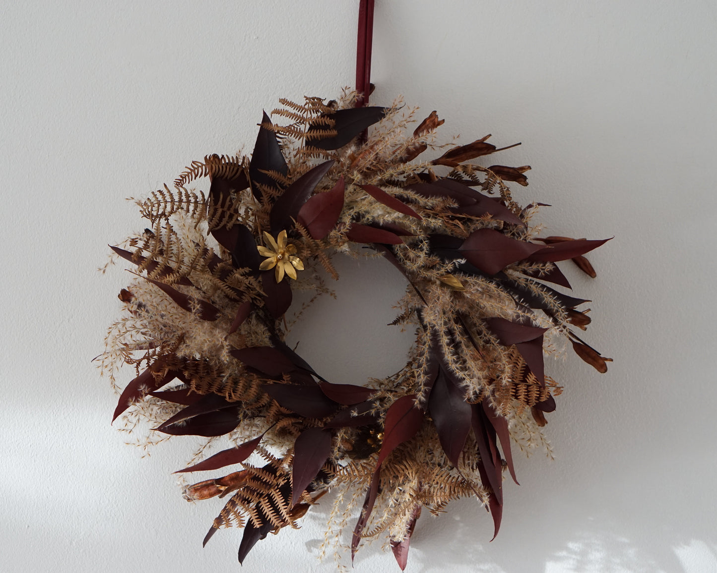 Burgundy dream wreath