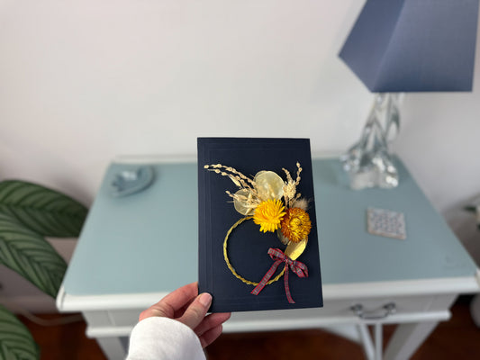 Luxury Large Greeting Card - The Sunshine Wreath, Boxed